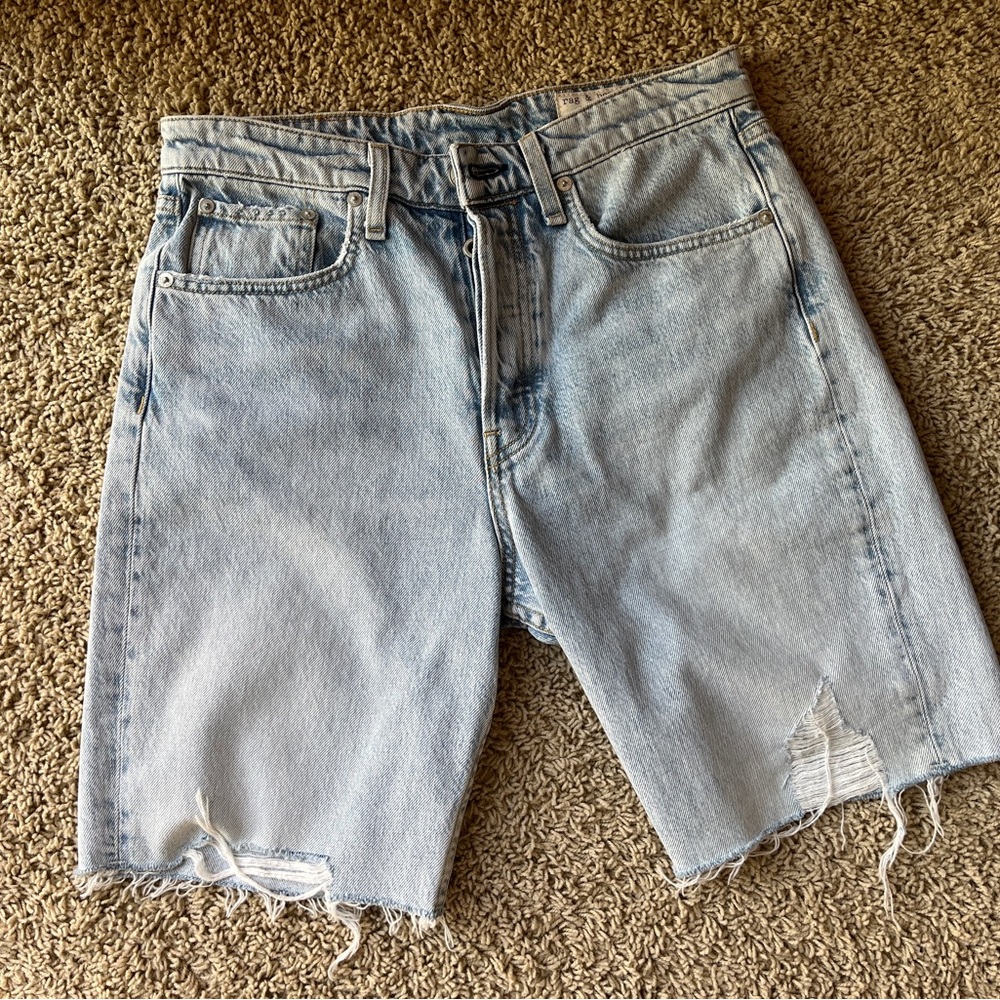 Rag & Bone denim Bermuda shorts